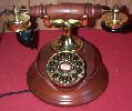 Wood Antique Telephone