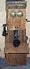 Kellogg Two-Boxer Wood Wall Antique Phones