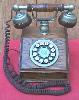 Western Electric Wood Desk Antique Telephone